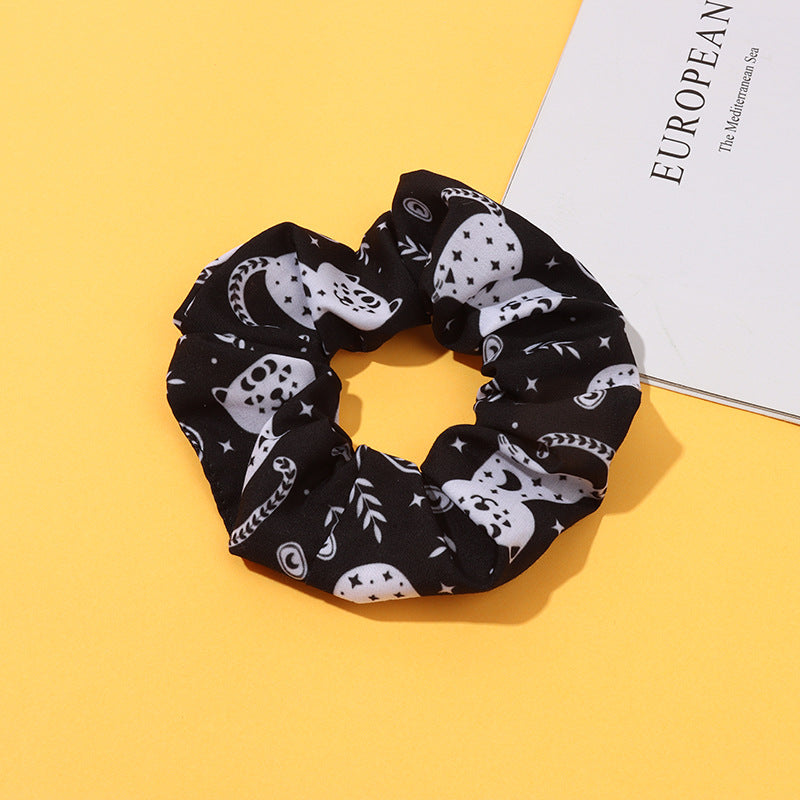 Wholesale Halloween Large Intestine Circle Party Plaid Skull Ghost Festiva Polyesterl Headband